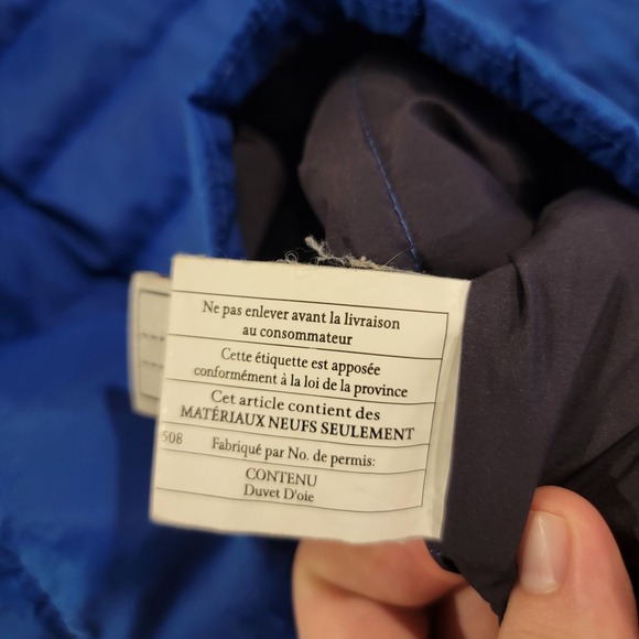 Patagonia Goose Down Sweater Jacket Youth XL 14 Boys Grey Full Zip Puffer Coat - Picture 9 of 14